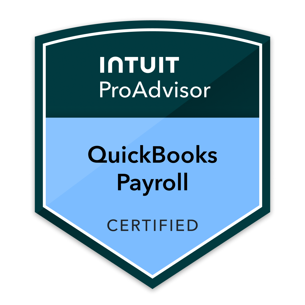 Intuit QuickBooks Payroll Certified badge